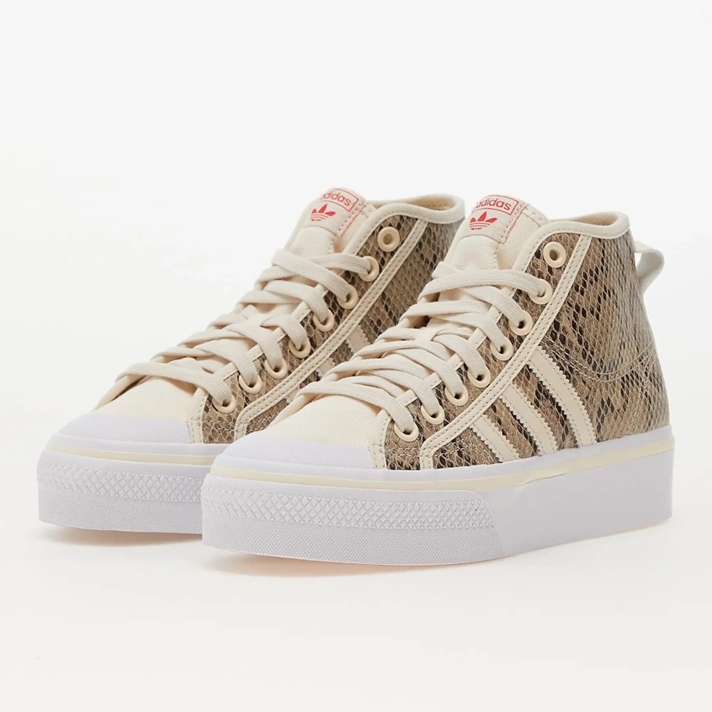 NWT ADIDAS ORIGINALS Nizza Mid Platform High Top Sneaker Sz 7.5 Womens